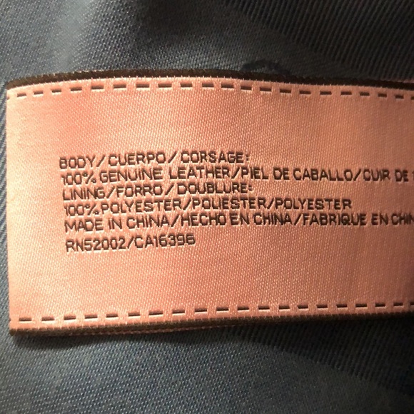 Juicy Couture Colonial Blue Leather XLARGE Hobo - Picture 12 of 13